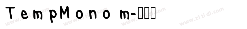 TempMono m字体转换